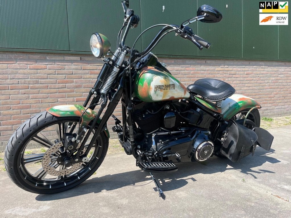 Harley Davidson Chopper 96 FLSTSB Cross Bones Zeer uniek exe, Motoren, Motoren | Harley-Davidson, Particulier, Chopper, meer dan 35 kW