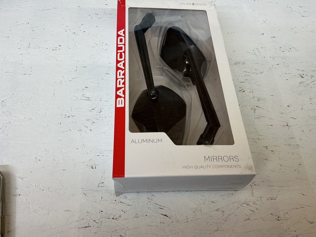 Barracuda universele aluminium spiegels nakend bike, Info@sw-motech.com, Gebruikt, Ernteweg 7-10, 35282 Rauschenberg, Ophalen of Verzenden