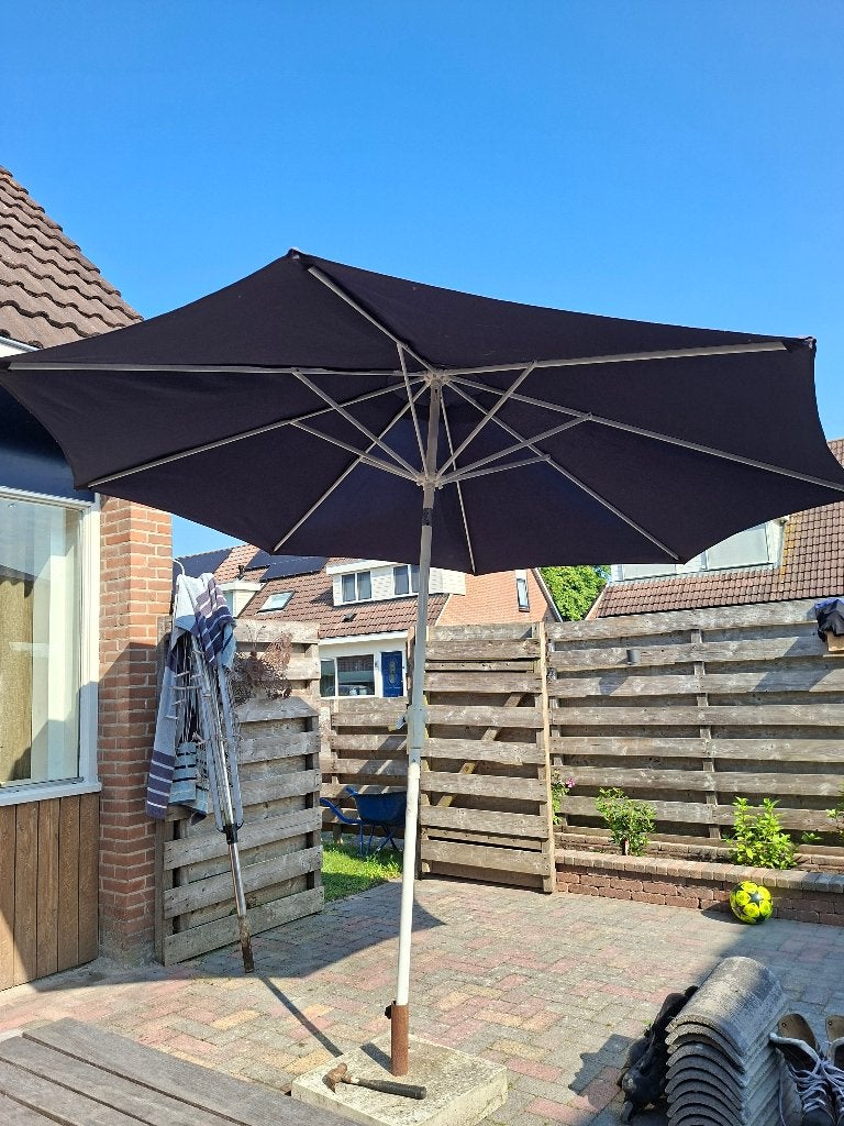Parasol 300 cm, Ophalen, Verstelbaar, Gebruikt, Stokparasol