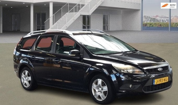 Ford Focus Wagon 1.8 Limited Flexi Fuel, Auto's, 125 pk, Gebruikt, 4 cilinders, Zwart