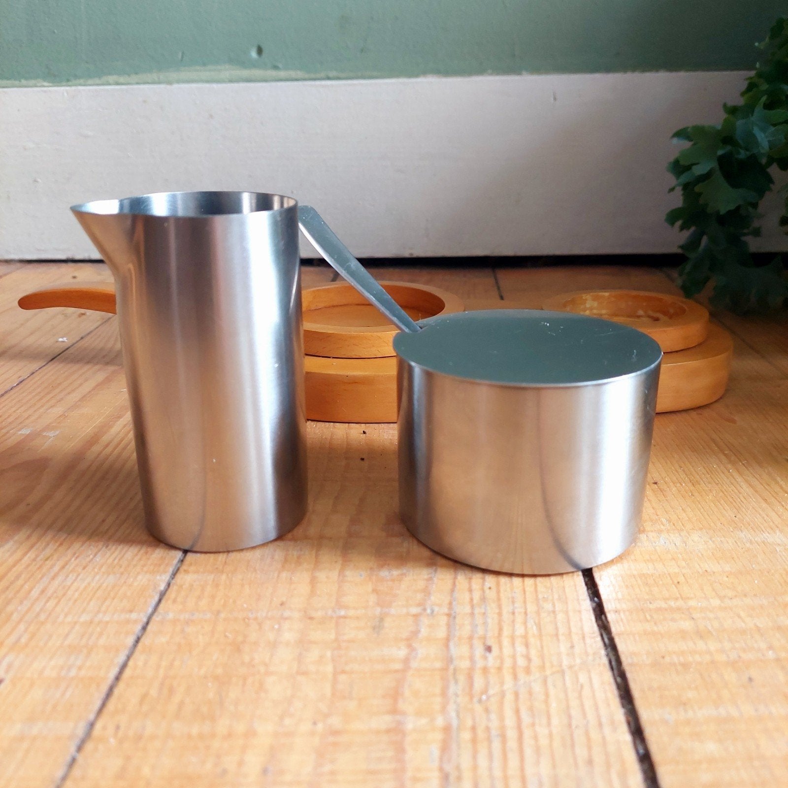 Originele Stelton 'Cylinda-Line' set Arne Jacobsen, Ophalen
