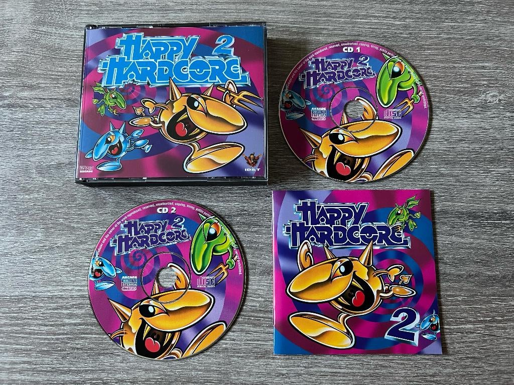 ID&T Happy Hardcore 2 (1995) Oldschool Thunderdome, Cd's en Dvd's, Cd's | Dance en House, Zo goed als nieuw, Dance Populair, Ophalen of Verzenden
