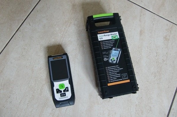 Laserliner LaserRange-Master Gi5 Afstandsmeter - 50 meter, Doe-het-zelf en Verbouw, Ophalen of Verzenden, Zo goed als nieuw, Afstand
