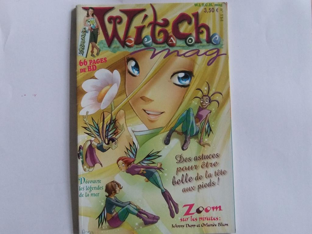 W.I.T.C.H. magazine nr 134(Franse uitgave ) nieuw, Eén stripboek, Verzenden, Nieuw