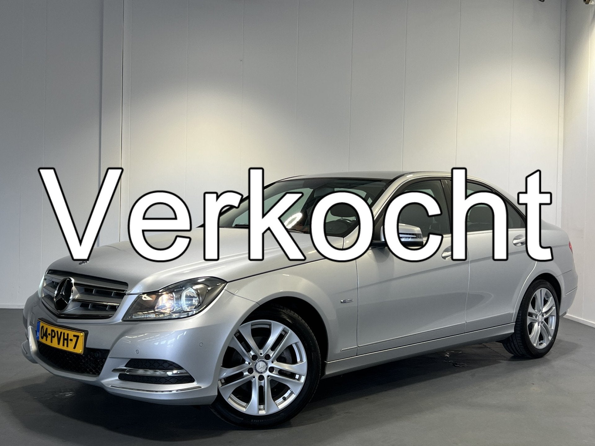 Mercedes-Benz C-Klasse 180 Business Class Avantgarde | Navig, Auto's, Automaat, Zwart, 1796 cc, Origineel Nederlands