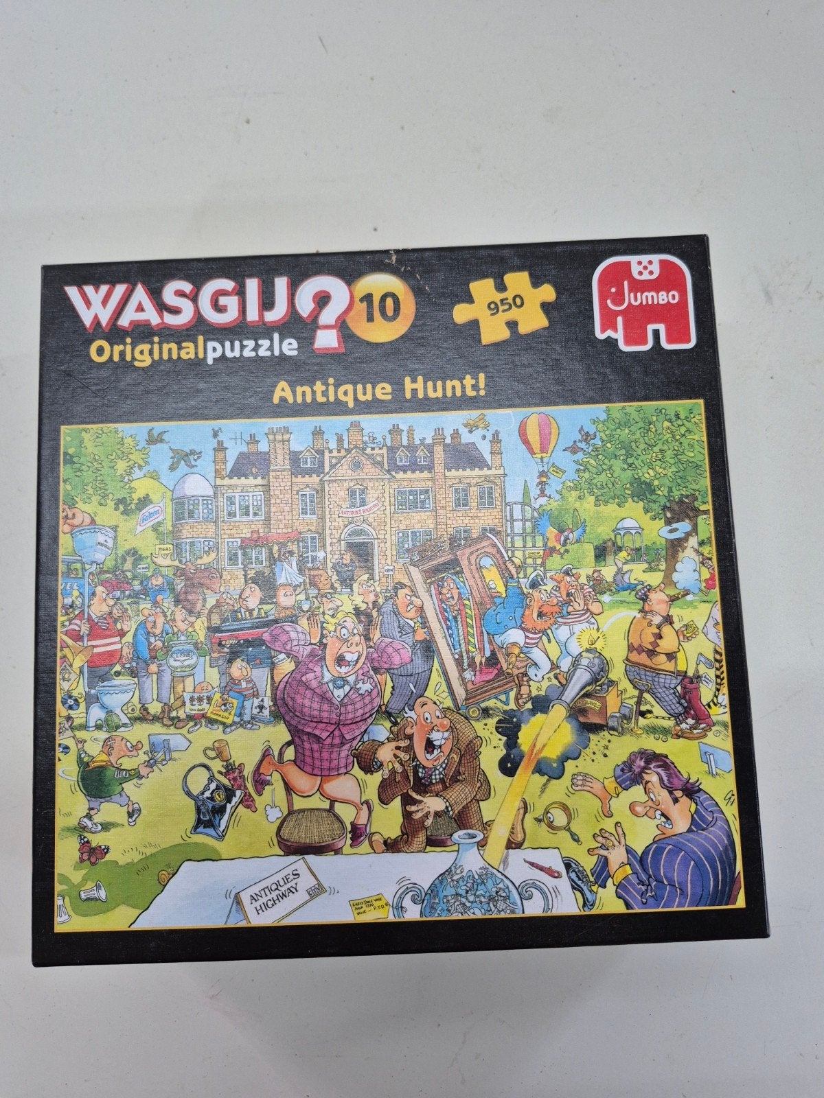 Wasgij Originalpuzzel 10: Antique Hunt! (950 stukjes), Ophalen, 500 t/m 1500 stukjes, Zo goed als nieuw, Legpuzzel