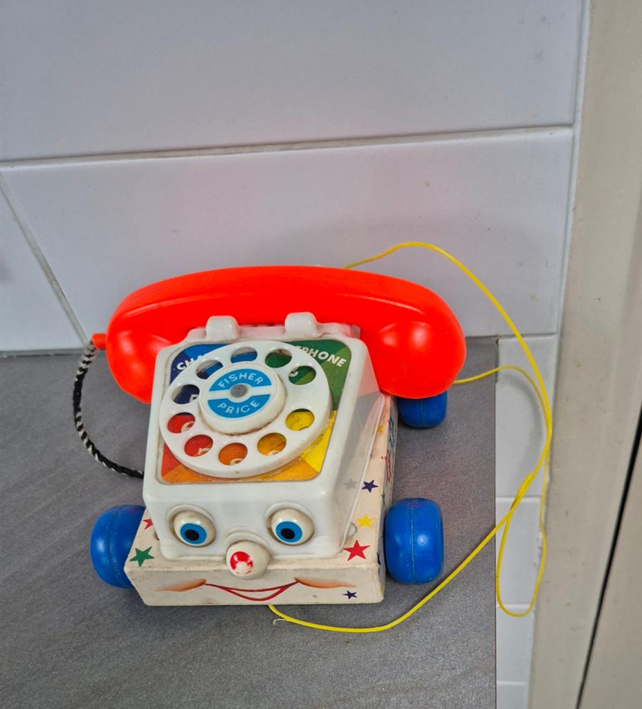 Vintage Fisher-Price Chatter Telefoon - Klassiek Speelgoed, Kinderen en Baby's, Speelgoed | Fisher-Price, Ophalen of Verzenden
