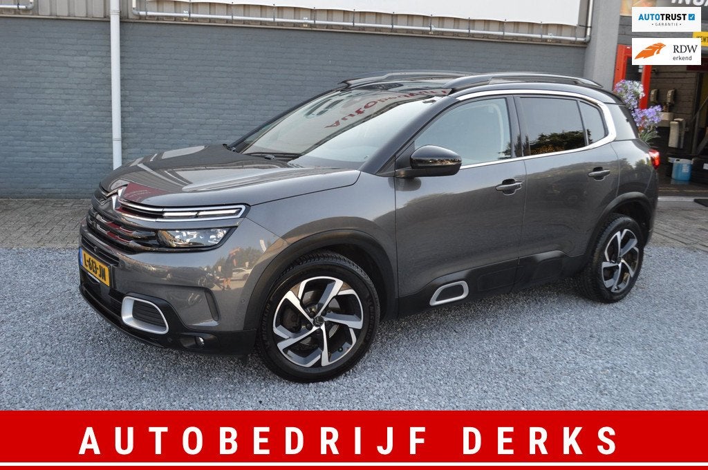 Citroen C5 Aircross 1.6 PureTech Shine AUT Navi Panorama Tre, Auto's, Citroën, Gebruikt, Euro 6, 4 cilinders, 181 pk