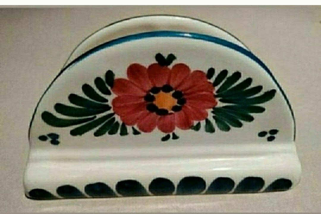 Servethouder,Wit,RETRO,keuken,koffie,bloem,Porselein,houder, Keramiek, Overige typen, Nieuw, Ophalen of Verzenden