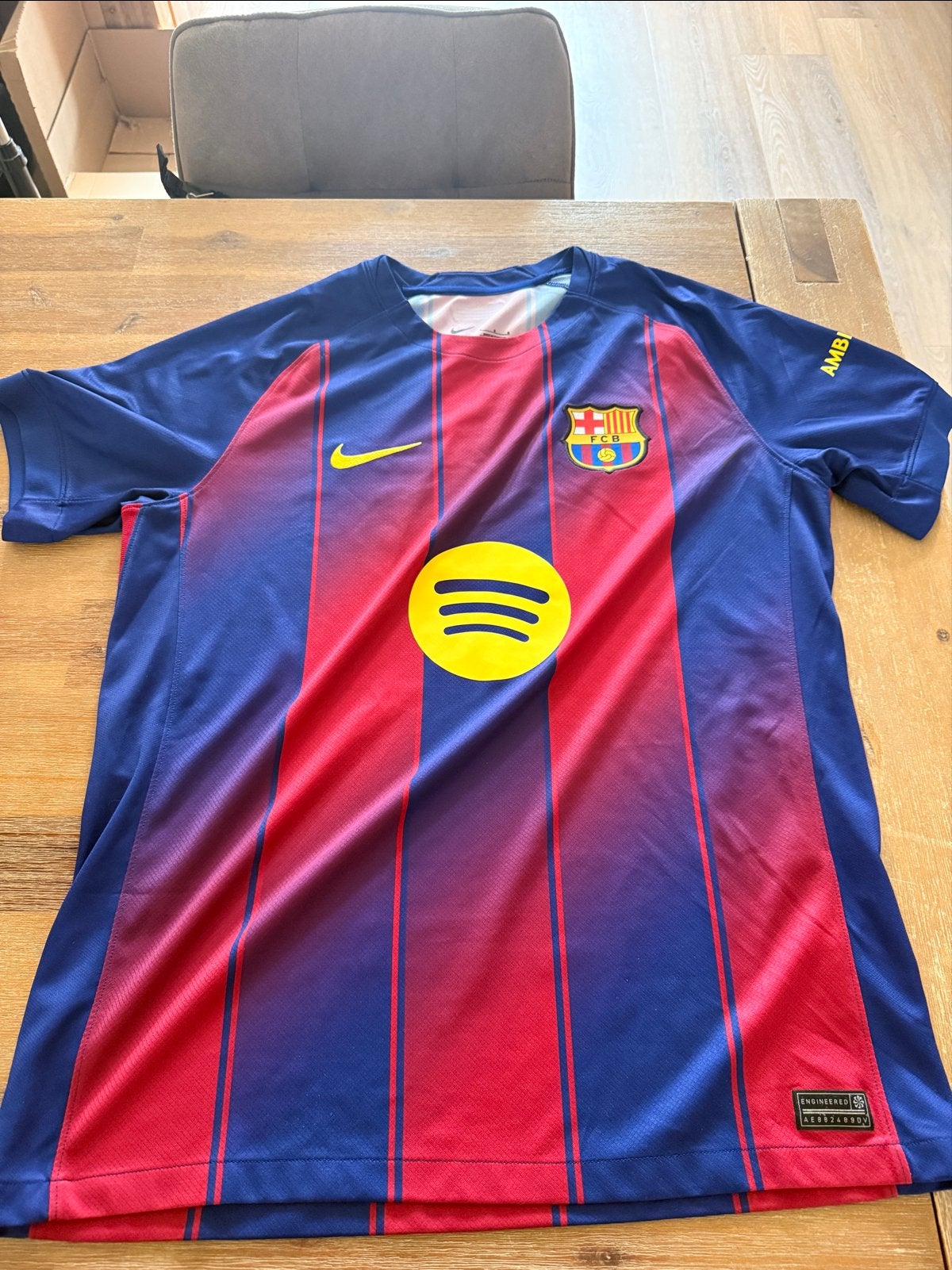 FC Barcelona Thuisshirt 2025/2026 - Maat L, Maat L, Ophalen of Verzenden, Zo goed als nieuw, Shirt
