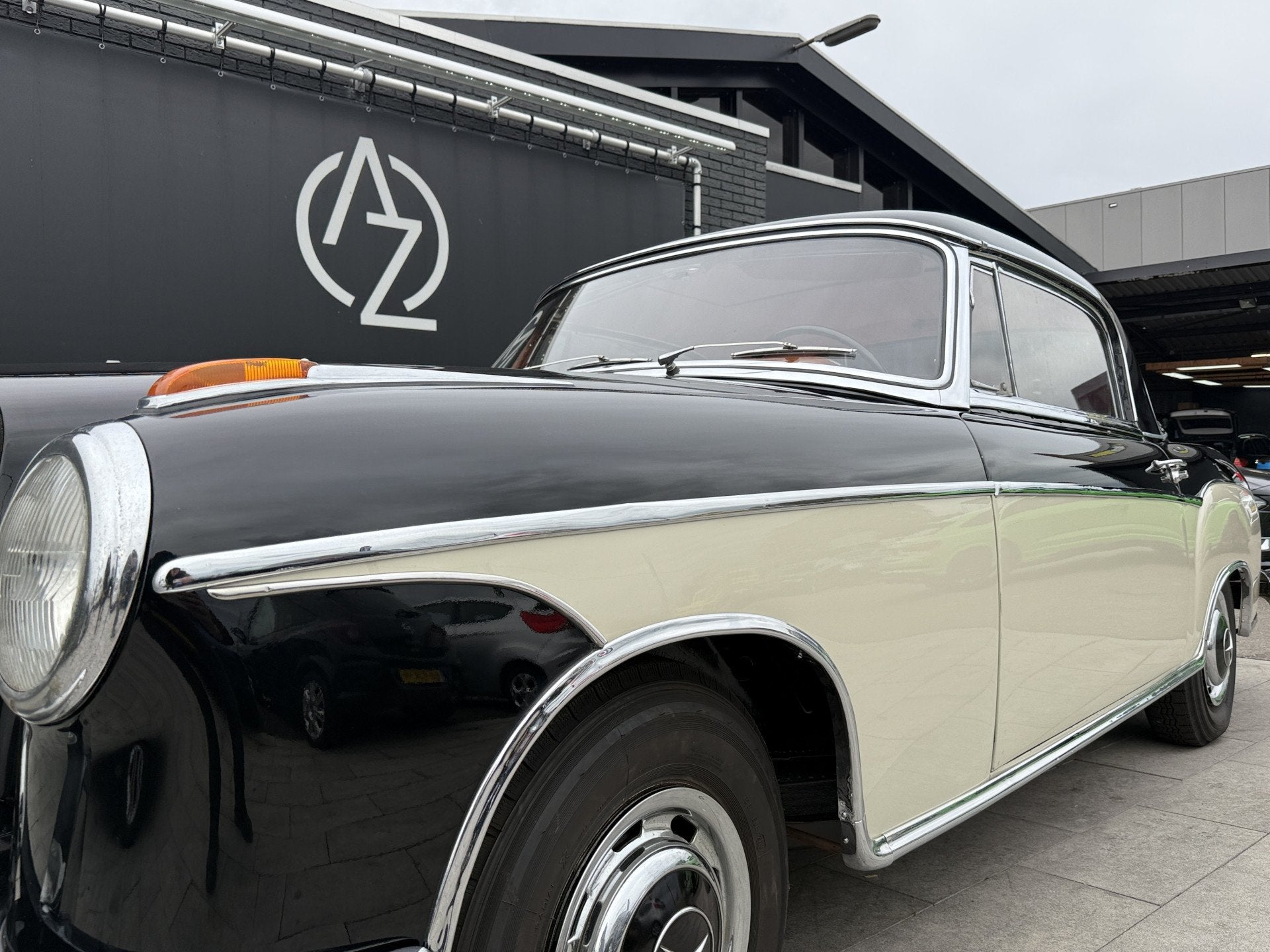 Mercedes-Benz Ponton 220 S Coupe W128 UNIEK ! (bj 1958), Auto's, Gebruikt, Overige modellen, Zwart, Bedrijf