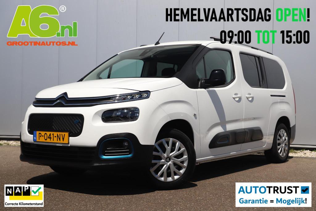 Citroen ë-Berlingo XL Feel 50 kWh Rolstoel Auto Oprijplaten, Gebruikt, 750 kg, Met garantie (alle), Parkeersensor