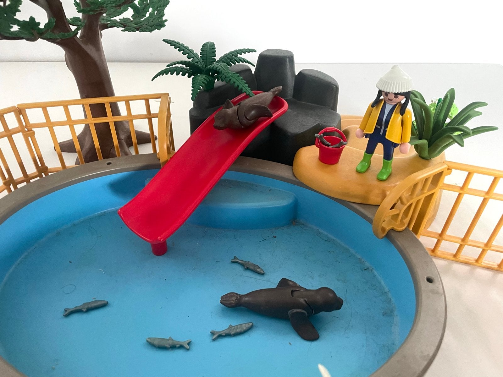 Playmobil Zeehondenbassin met verzorger en zeehonden, Ophalen of Verzenden, Gebruikt