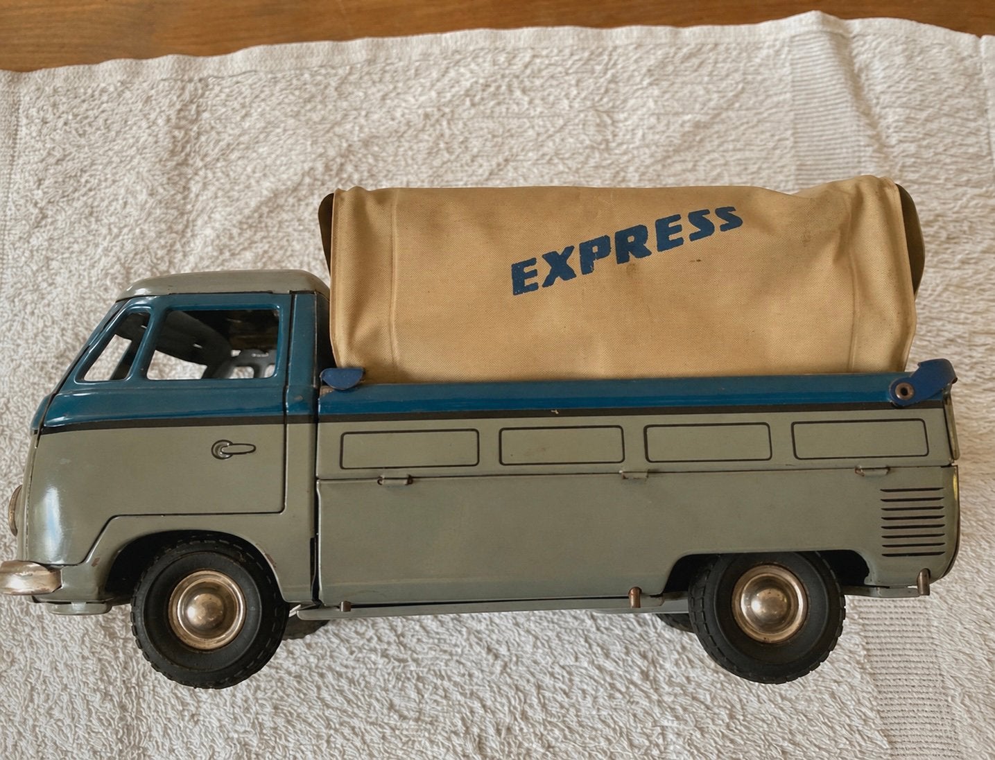 Zeldzame VW Tippco T1 “Express” met huif en Originele doos., Ophalen of Verzenden