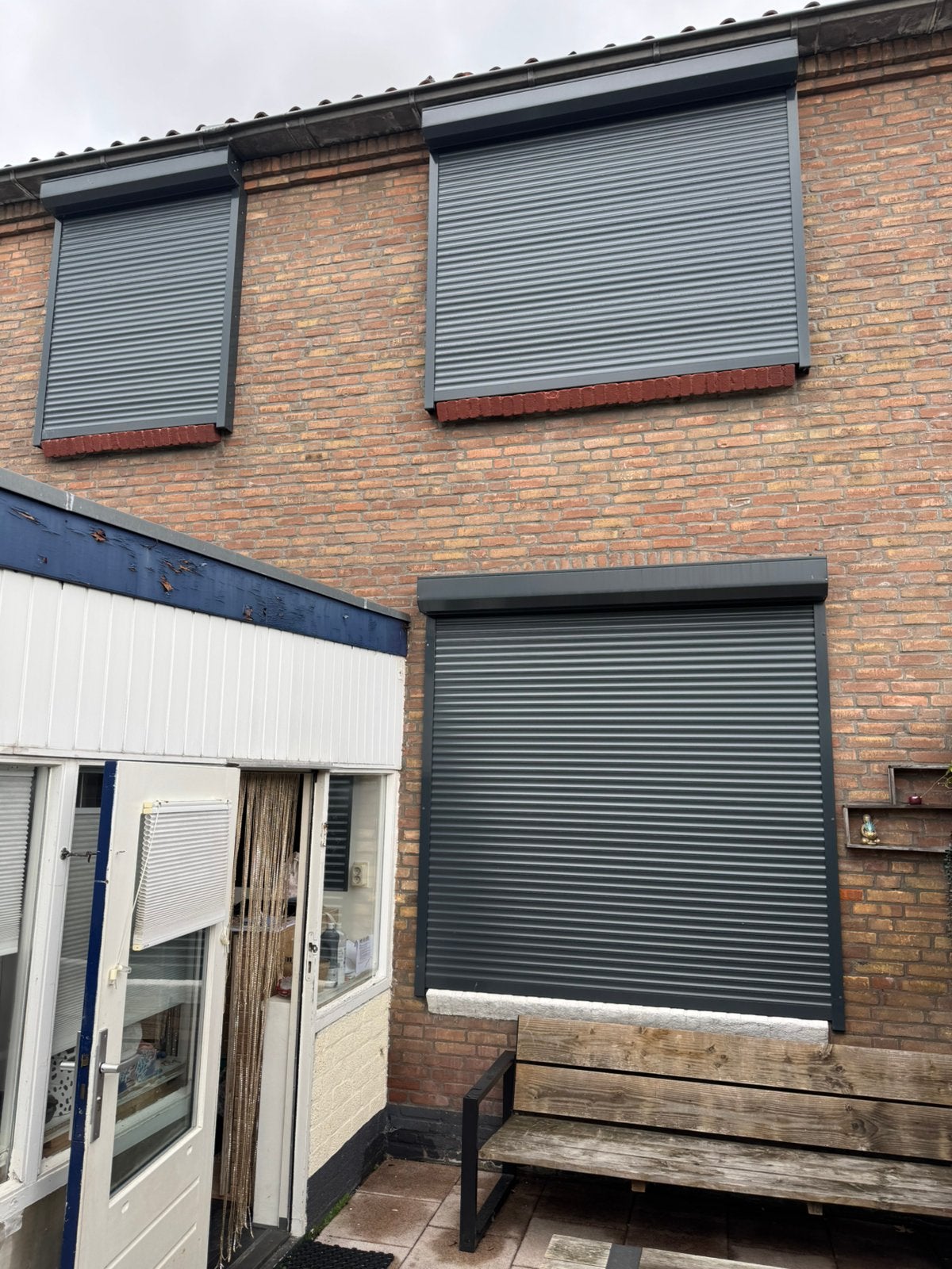 3 Rolluiken met FAAC Motor, Ophalen, Zo goed als nieuw, 200 cm of meer