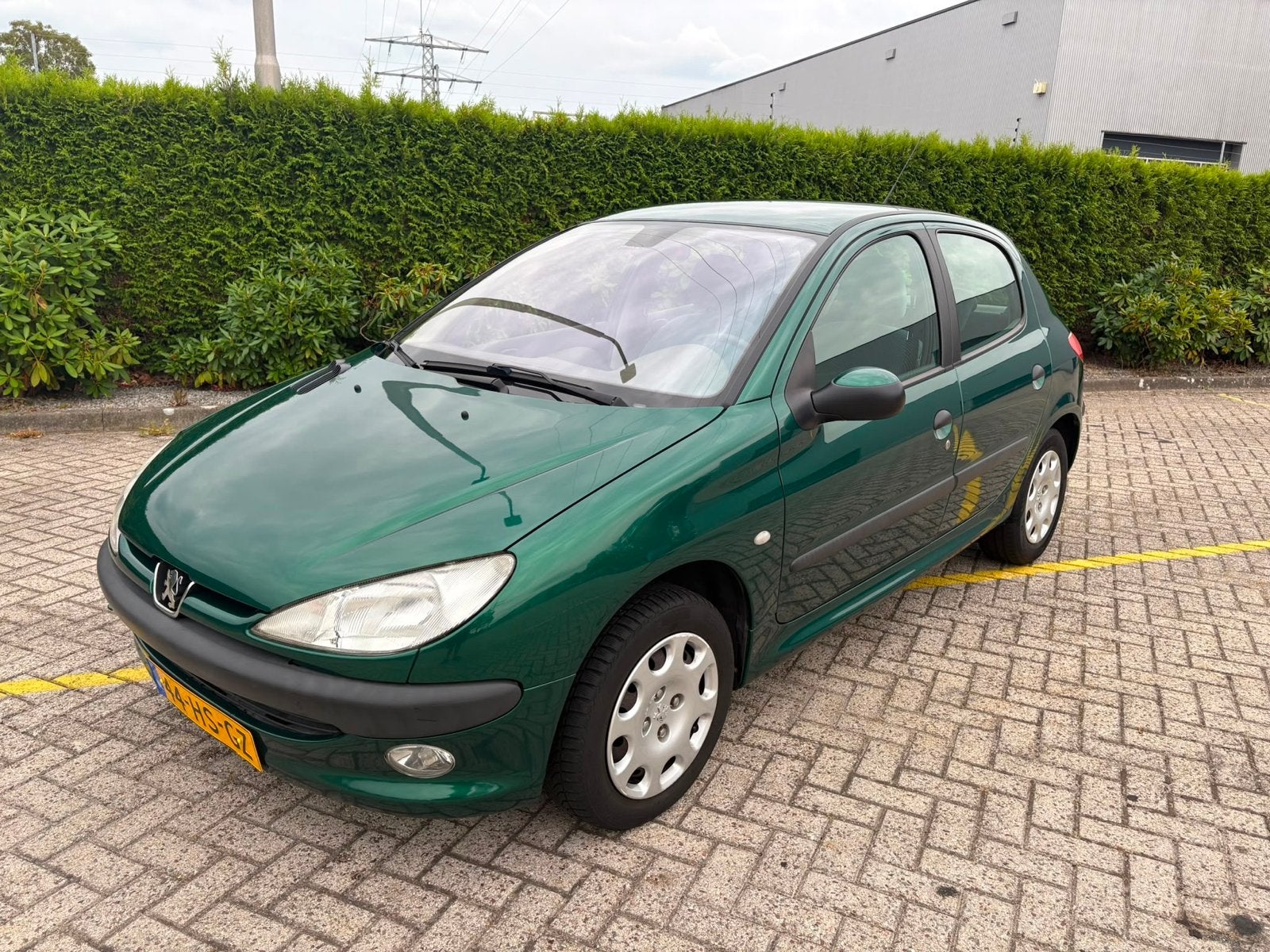 Peugeot 206 1.4 Challance 5D AUTOMAAT 2001 Groen, Airbags, Particulier, 1100 kg, 955 kg