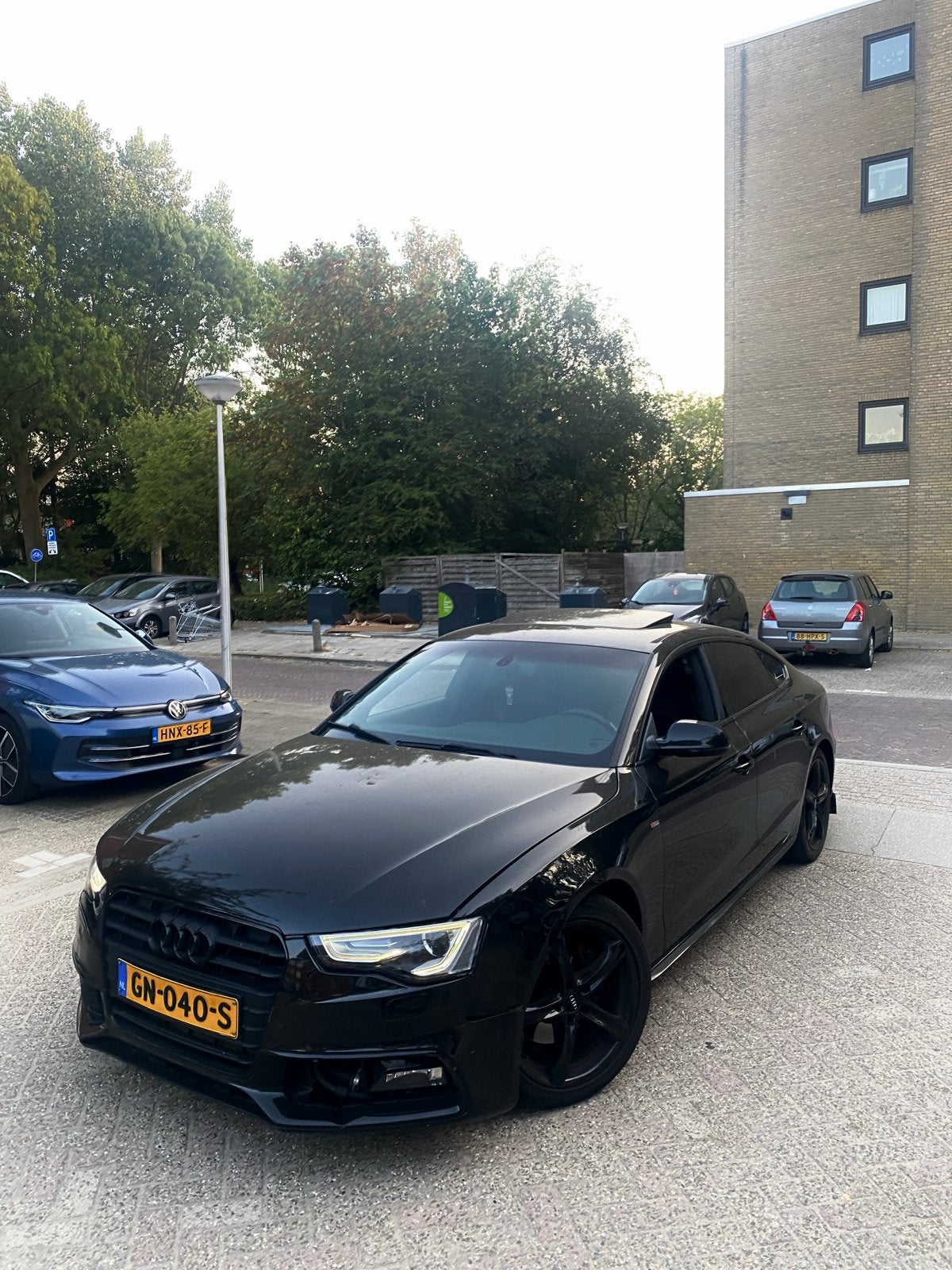 Audi A5 1.8 Tfsi 125KW Sportback M-tr 2015 Zwart, Auto's, 181 pk, Leder en Stof, Zwart, Origineel Nederlands
