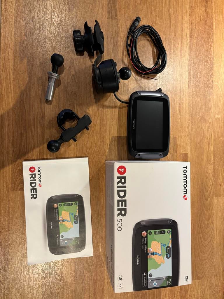 TomTom Rider 500 Motorfiets Navigatiesysteem - Nieuwstaat, Ophalen of Verzenden, Zo goed als nieuw