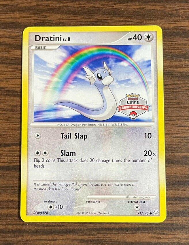 Pokemon promo dratini city championships, Ophalen of Verzenden, Zo goed als nieuw, Losse kaart