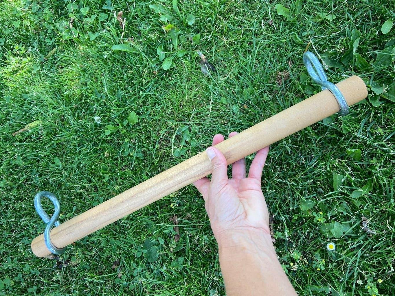 Rekstok 48 cm als nieuw buiten speelgoed hout, Ophalen of Verzenden, Zo goed als nieuw