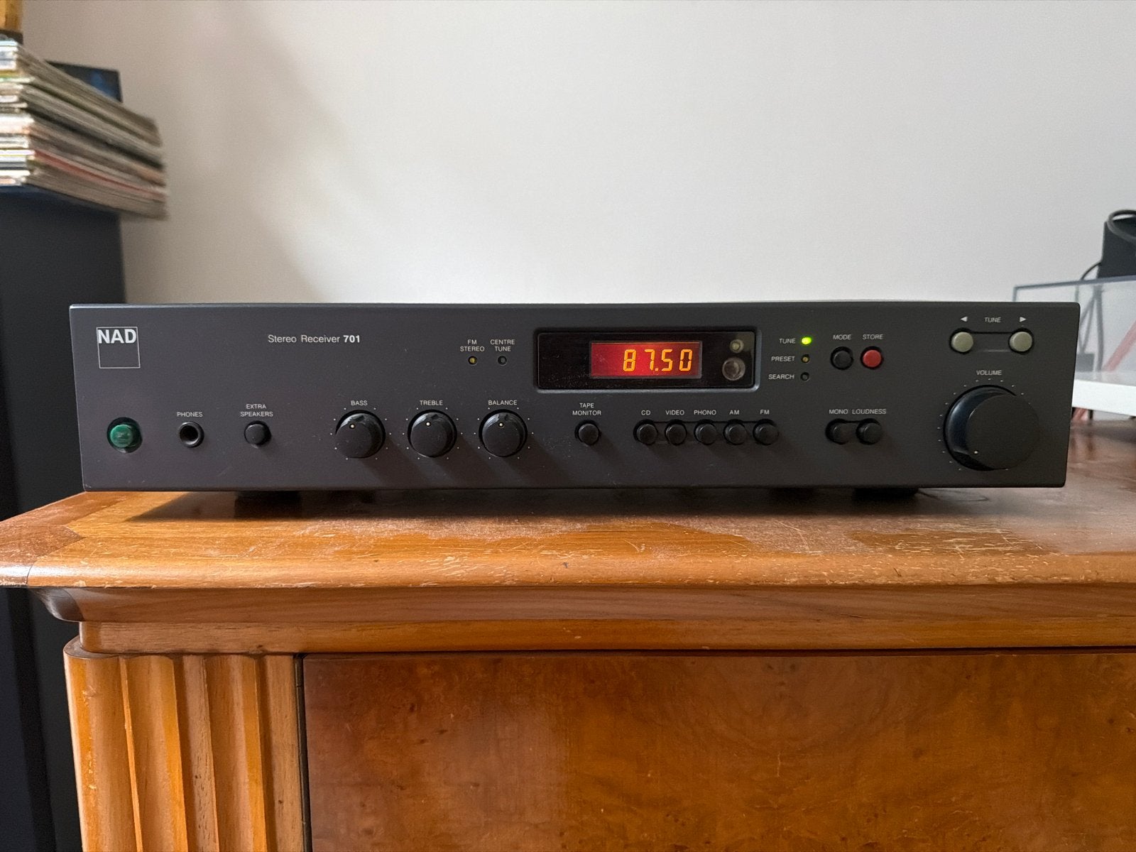 NAD Stereo Receiver 701 - Vintage Hifi Versterker, Overige merken, Gebruikt, Ophalen of Verzenden, Minder dan 60 watt