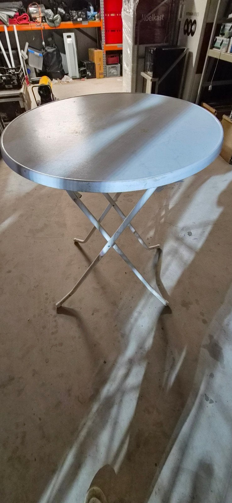 8x Gebruikte Stamtafels - Ideaal voor Feesten en Evenementen, Ophalen, Gebruikt, 50 tot 100 cm, Rond