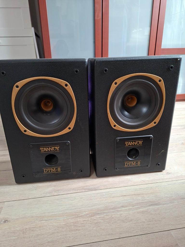 Tannoy DTM-8 Studio Monitoren - Vintage Speakers, Gebruikt, 60 tot 120 watt, Front, Rear of Stereo speakers, Ophalen