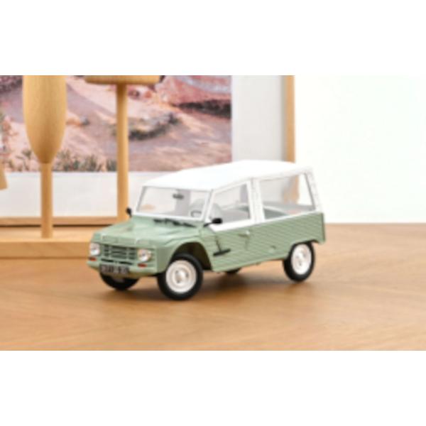 Citroen Mehari 1983 Kaki Groen Modelauto 1/18 Norev, Hobby en Vrije tijd, Modelauto's | 1:18, Auto, Norev, Ophalen of Verzenden