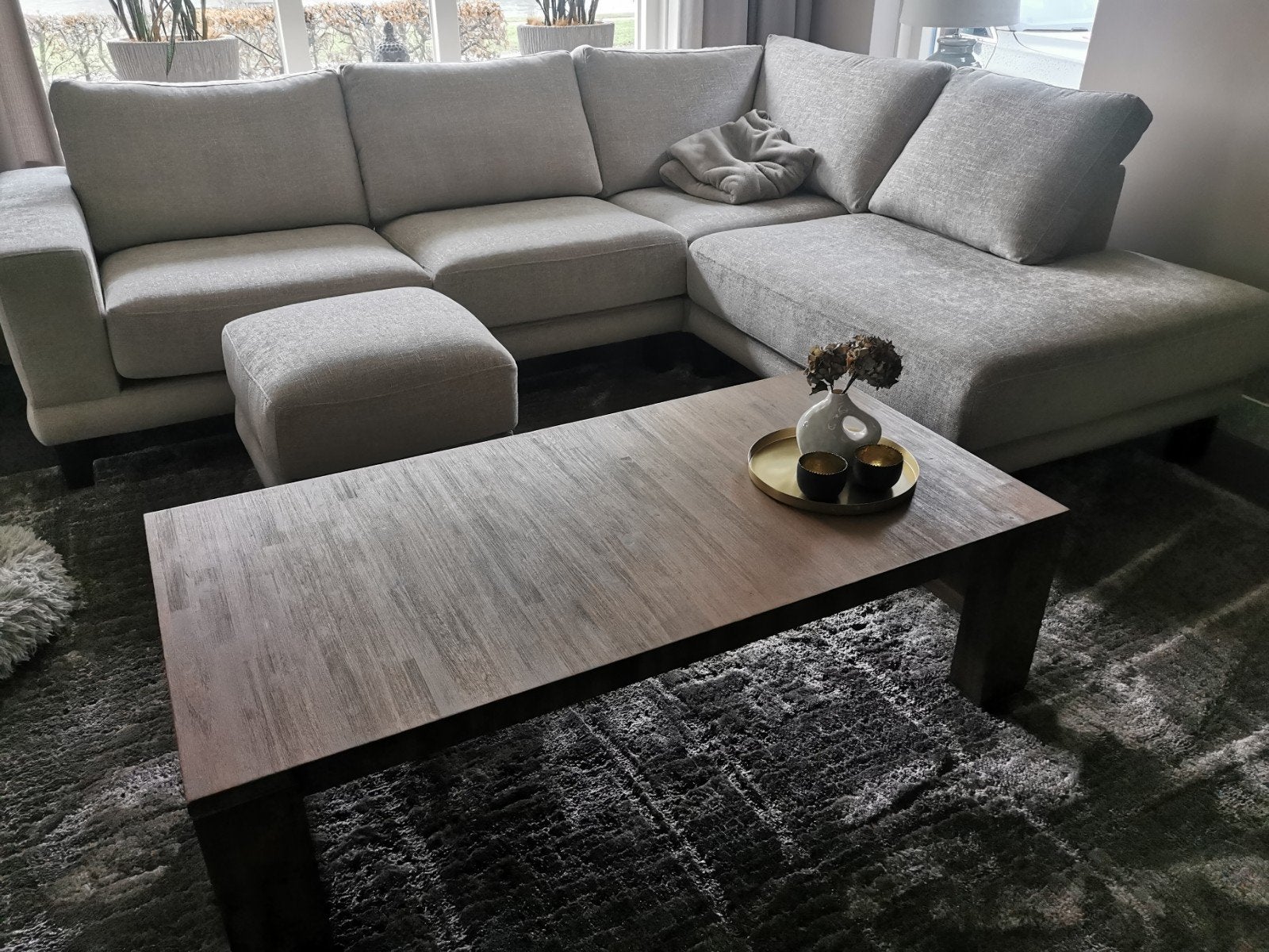 Salon tafel Henders en Hazel, Gebruikt, 150 tot 200 cm, Rechthoekig, Overige houtsoorten