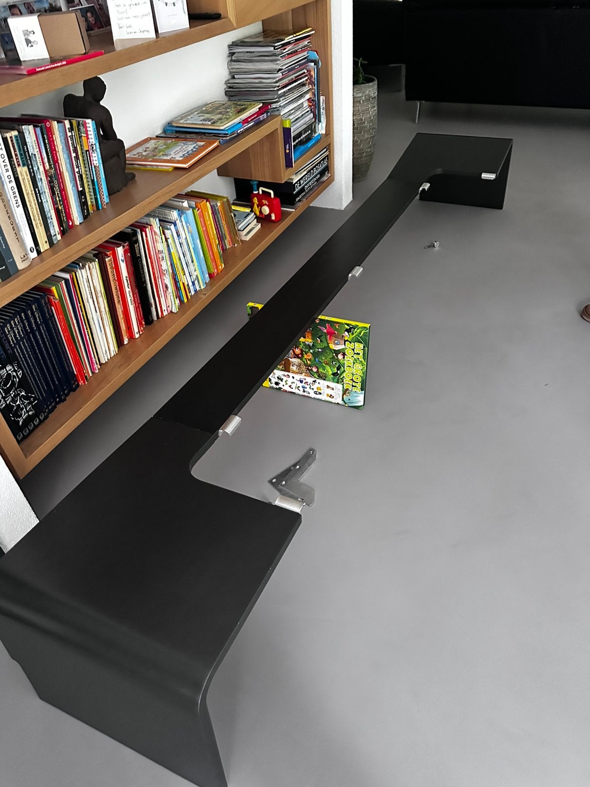 Achterwand/plank voor Auping Auronde met bedtafeltjes, Huis en Inrichting, Ophalen, Gebruikt, Tweepersoons, 180 cm