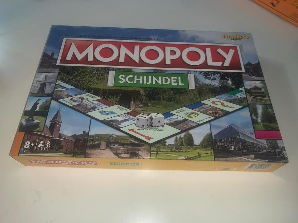 Monopoly Schijndel -  nieuw bordspel, Drie of vier spelers, Ophalen of Verzenden, Zo goed als nieuw