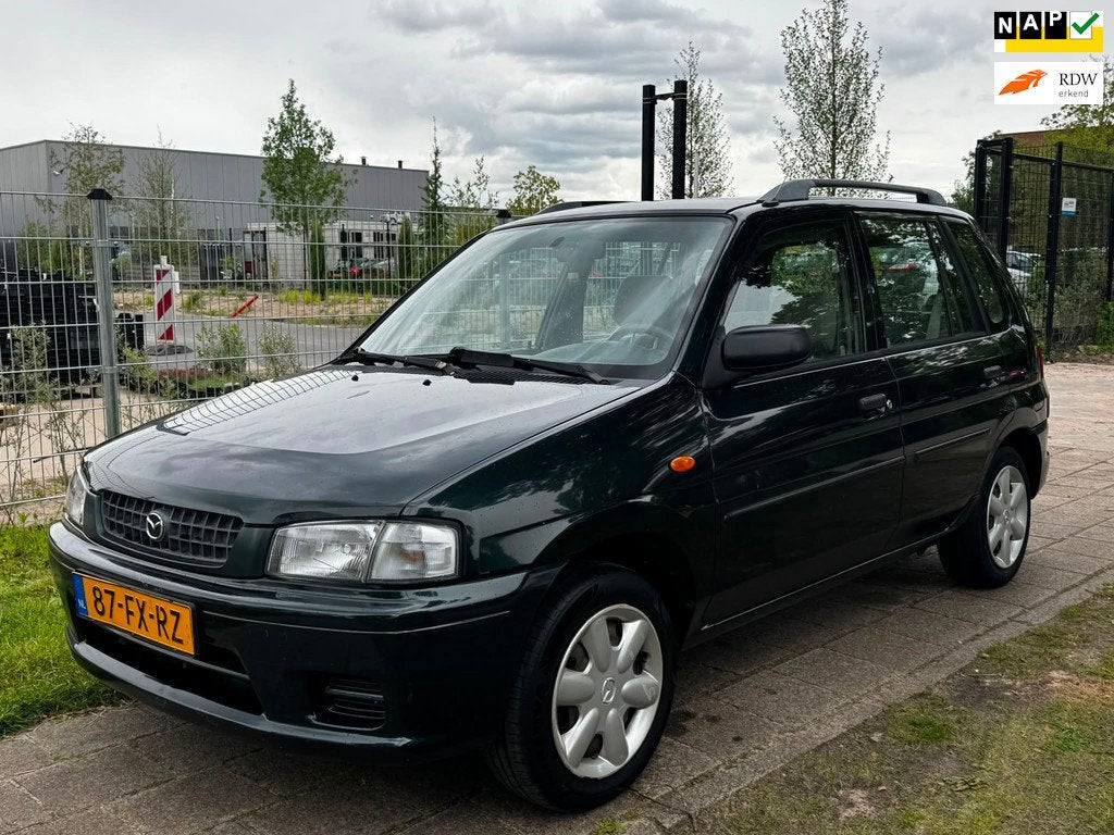 Mazda Demio 1.3 GLX|AIRCO, Auto's, Mazda, Bedrijf, Te koop, Demio, Centrale vergrendeling, Dakrails, Elektrische buitenspiegels