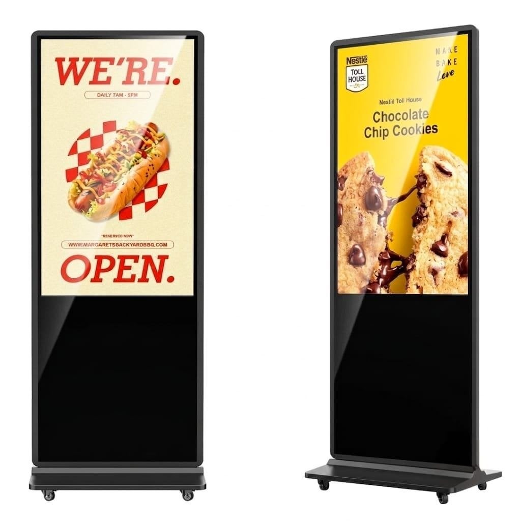 DJLicht 55'' Touch display zuil Reclamezuil 205cm Android, ., Nieuw, Ophalen of Verzenden, .
