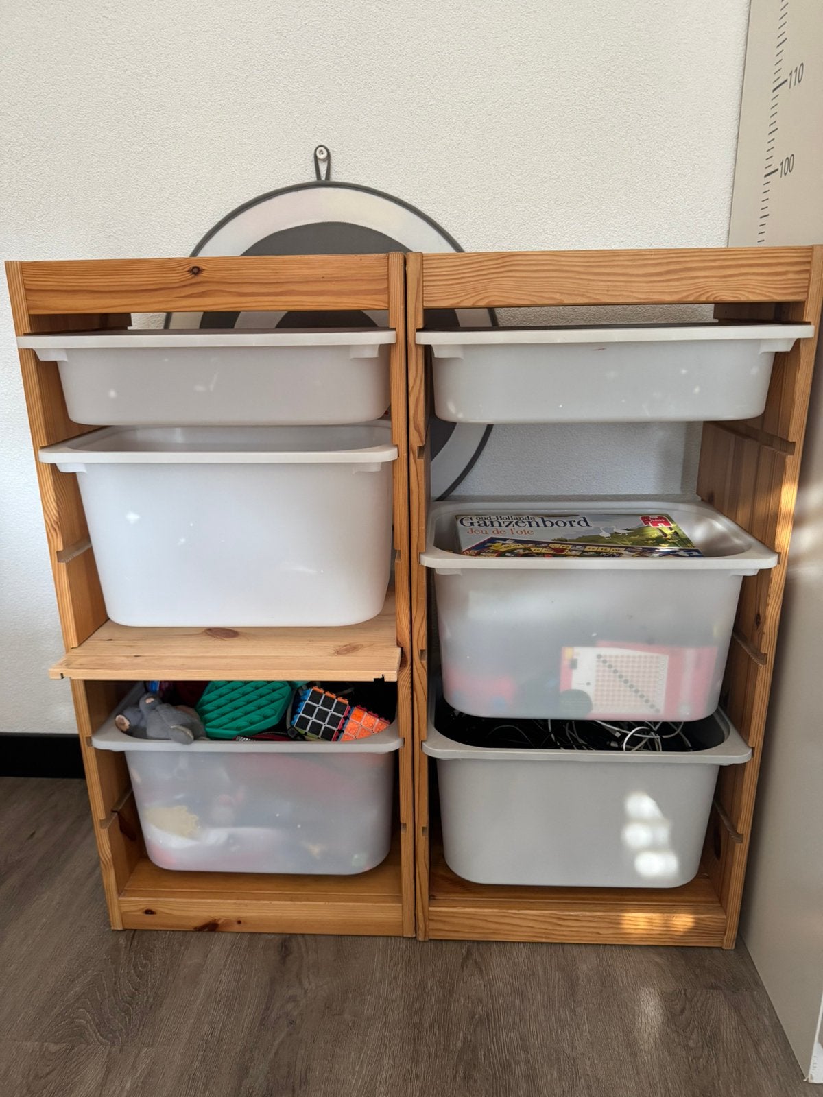 Ikea trofast kast met opbergers 2x, Ophalen, Gebruikt, 50 tot 100 cm, Minder dan 100 cm