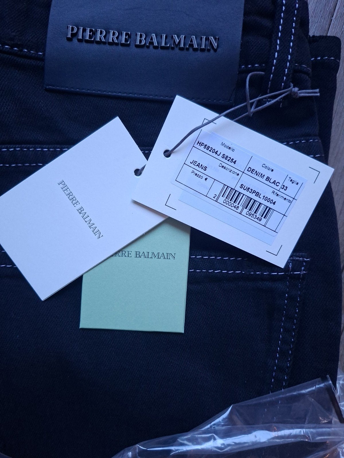 PIERRE BALMAIN jeans maat 33, PIERRE BALMAIN, Zwart, Nieuw, Ophalen of Verzenden