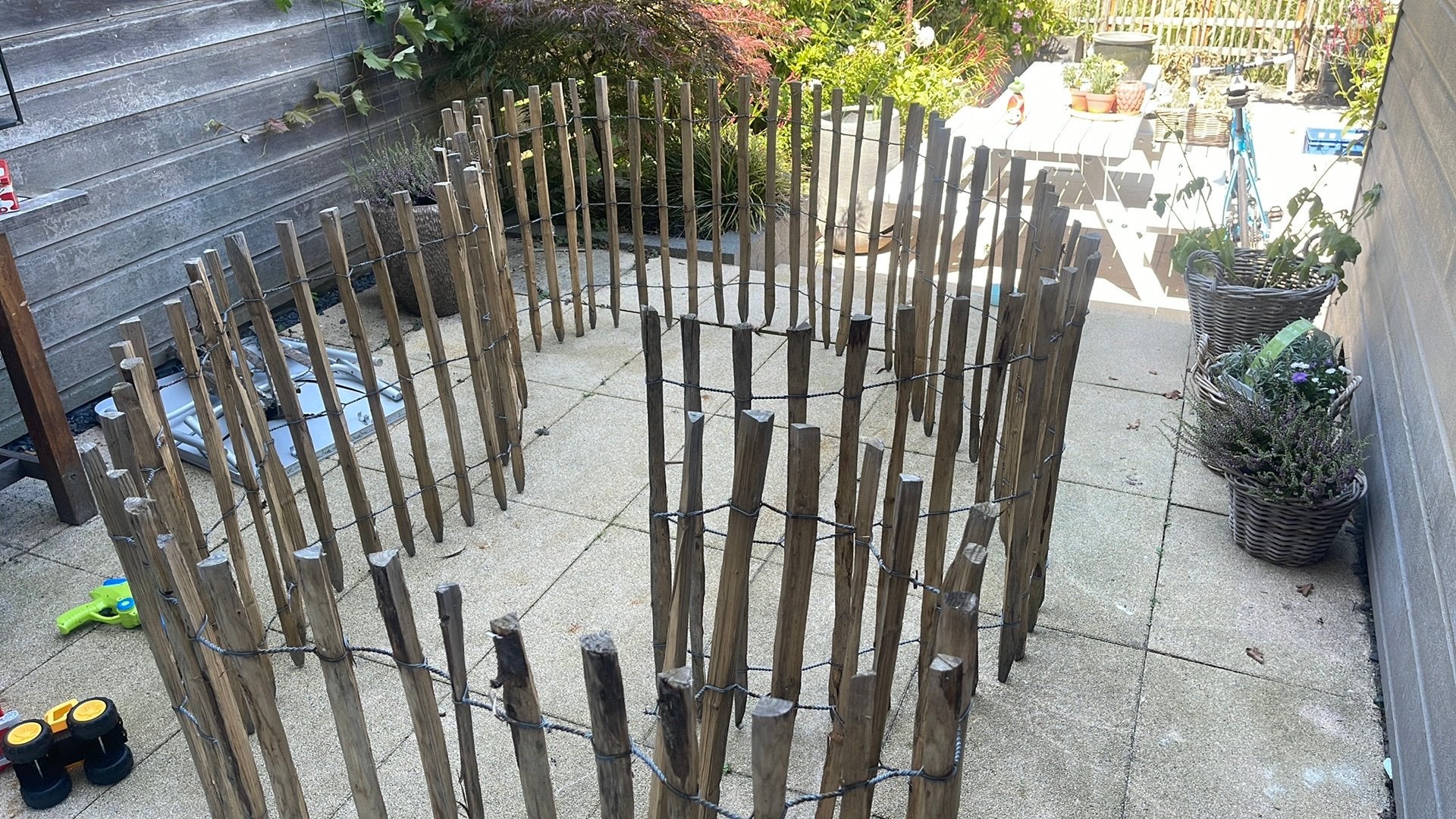 Te koop nieuwe schapenhek 7,75 meter lang (in 1 stuk), Tuin en Terras, Tuinhekken en Hekwerk, Ophalen, Nieuw, Hout, Tuinhek