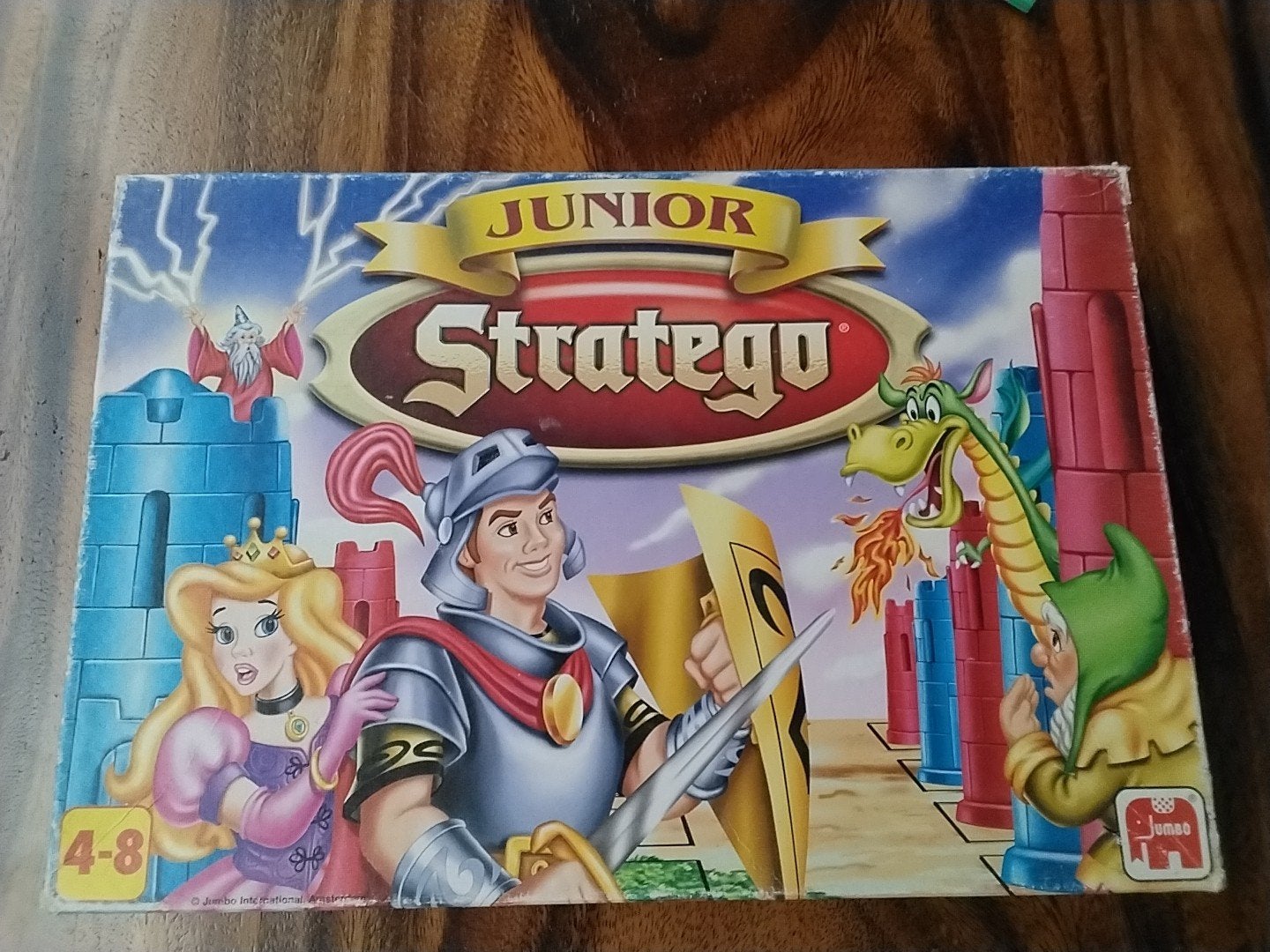 StrategoJuniorBordspel gebruikt oud en een beetje versleten., Een of twee spelers, Ophalen of Verzenden, Gebruikt, Jumbo