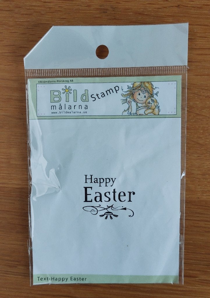 Bildmalarna tekst stempel, Ophalen of Verzenden, Zo goed als nieuw, EZ-mounted stempel