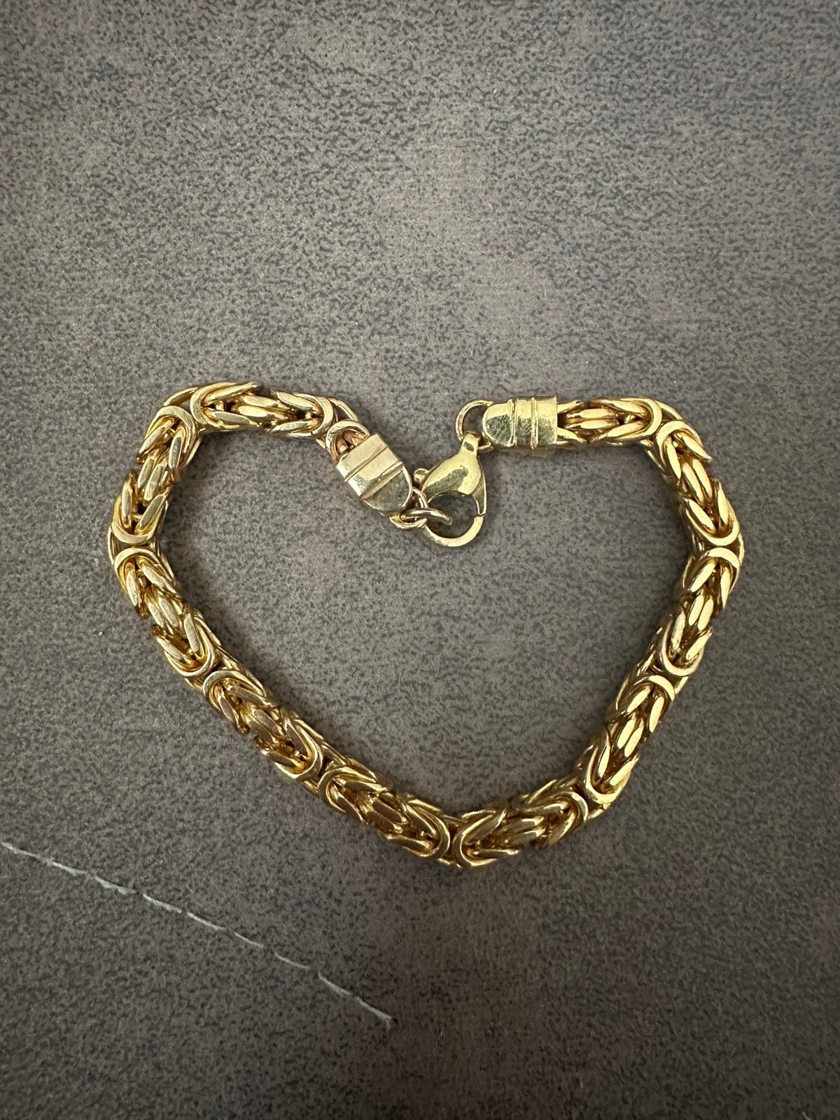Gouden koningsarmband 22 karaat bijna 54 gram, Ophalen, Zo goed als nieuw, Goud