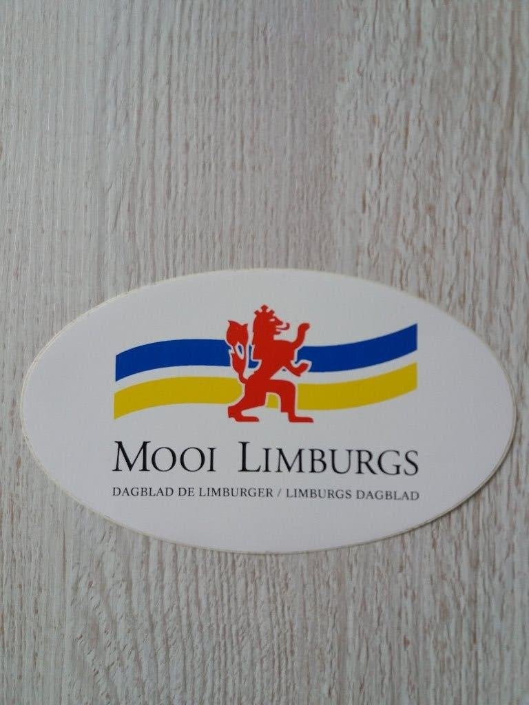 sticker Mooi Limburg Dagblad De Limburger/Limburgs Dagblad, Ophalen of Verzenden, Zo goed als nieuw, Bedrijf of Vereniging