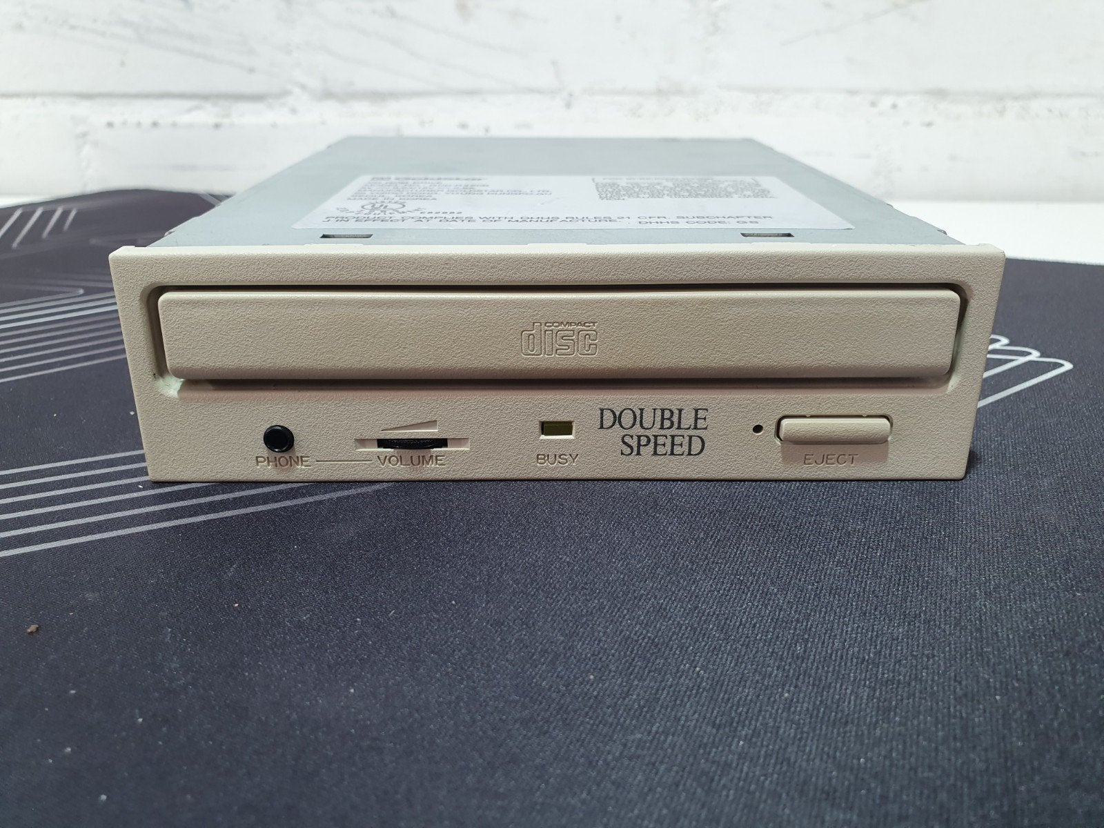 GoldStar GCD-R420B CD-ROM drive — Double Speed retro IDE, Computers en Software, Intern, ., Zo goed als nieuw, .