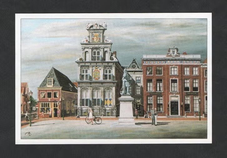Hoorn Stadsgezicht Westfries Museum Rode Steen., Ophalen of Verzenden, 1980 tot heden, Ongelopen, Noord-Holland