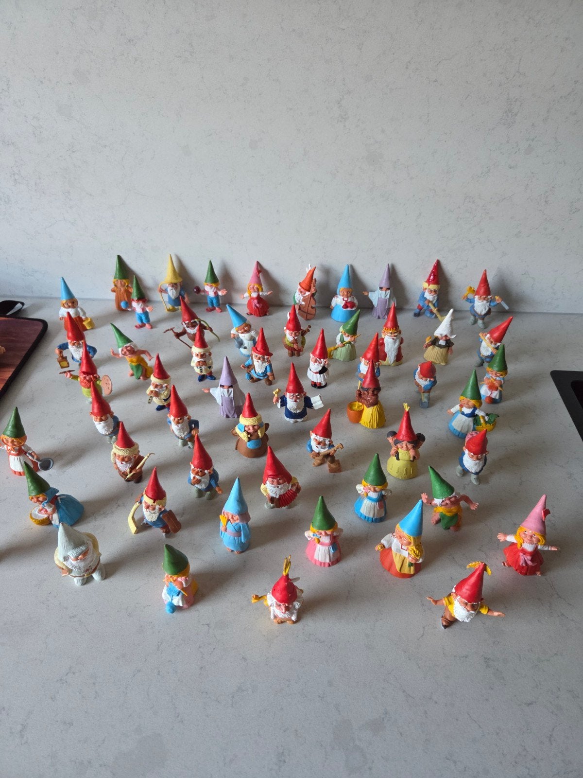 56x David de Kabouter poppetjes figuren, Ophalen of Verzenden, Gebruikt