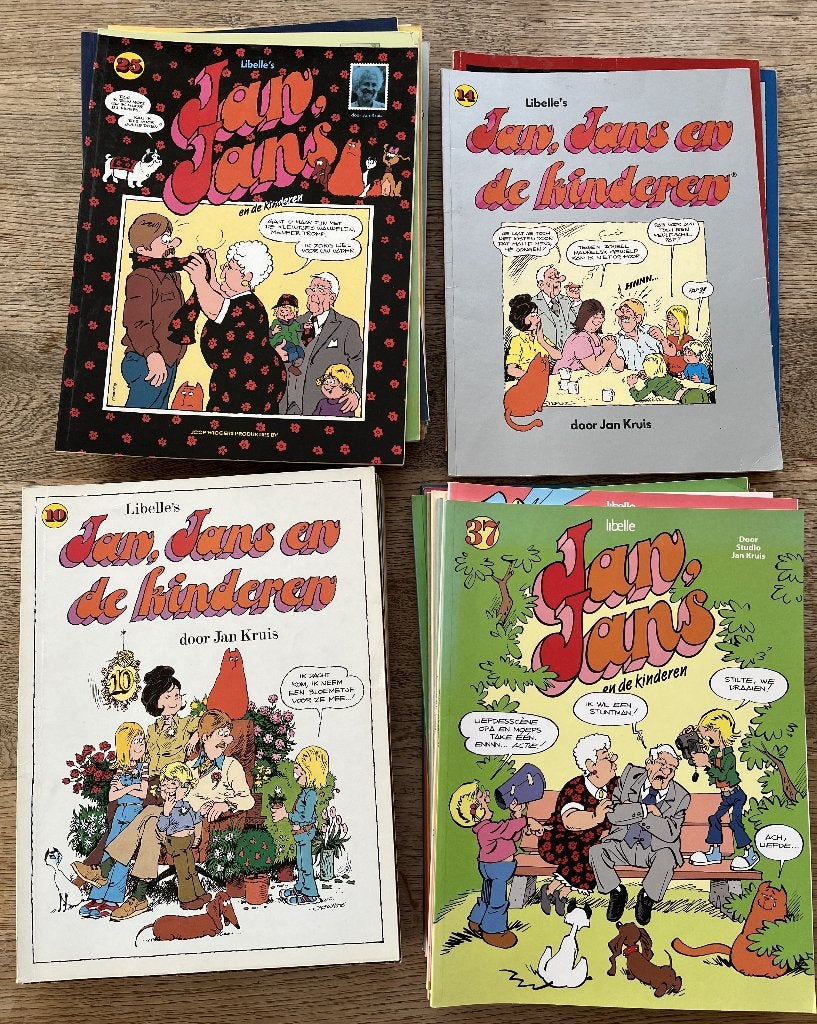 Jan, Jans en de kinderen - Jan Kruis, Boeken, Stripboeken, Meerdere stripboeken, Ophalen of Verzenden, Gelezen, Jan Kruis