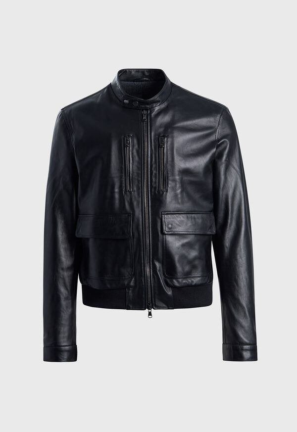 Soft leren zwart jack, Kleding | Heren, Zwart, Maat 56/58 (XL), Ophalen of Verzenden, Zo goed als nieuw