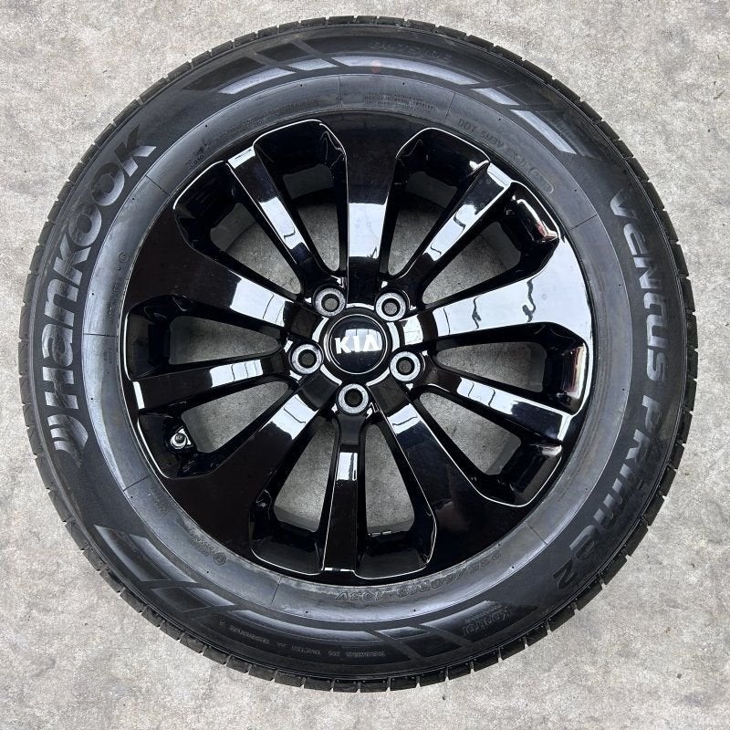18 inch originele velgen + zomerbanden Kia Sorento, Auto-onderdelen, 18 inch, Gebruikt, -, -