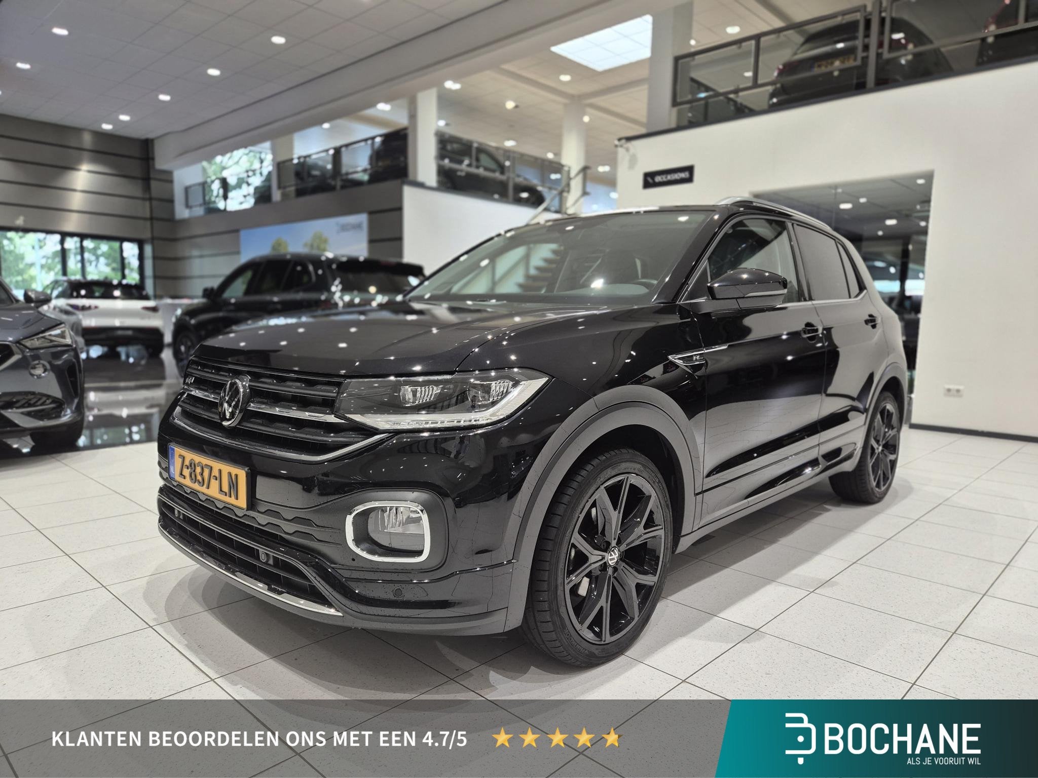Volkswagen T-Cross 1.5 TSI Style Business R | Automaat | Sto, 4 cilinders, 150 pk, Zwart, SUV of Terreinwagen
