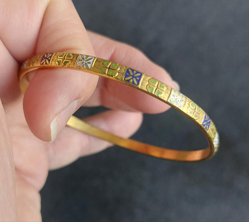 Armband met Emaille, Verzenden, Gebruikt
