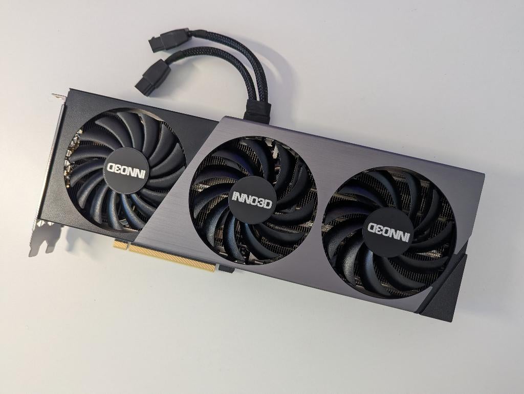 INNO3D GeForce RTX 4070 TI X3 12GB Videokaart, Computers en Software, Videokaarten, Verzenden, Zo goed als nieuw, GDDR6, PCI-Express 4