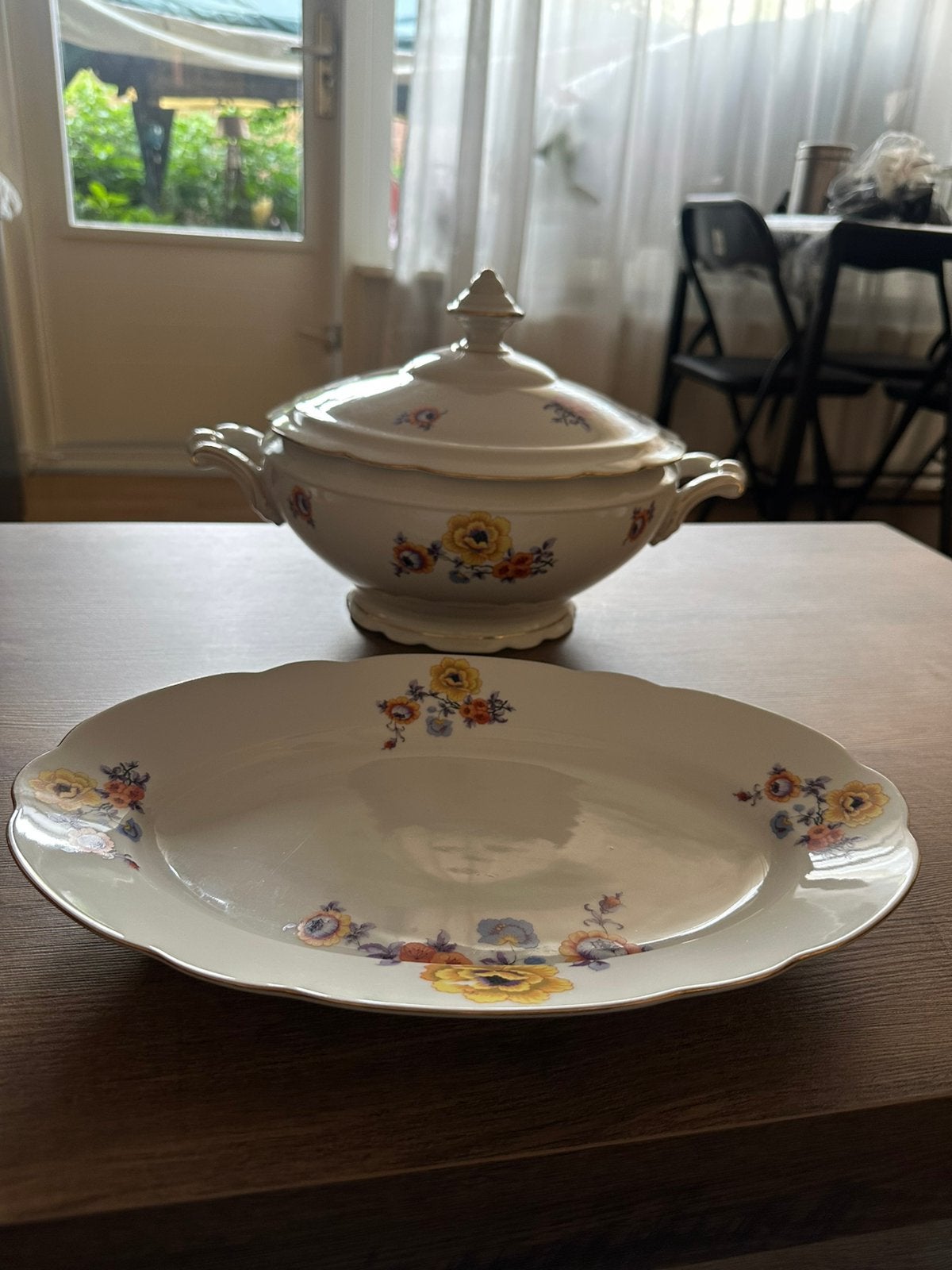 Antieke soepterrine Bavaria Johann Seltmann Vohenstrauß, Ophalen of Verzenden